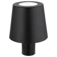 Akku-tischleuchte Alegria - Schwarz, MODERN, Kunststoff (10,5/14cm) - Luca Bessoni
