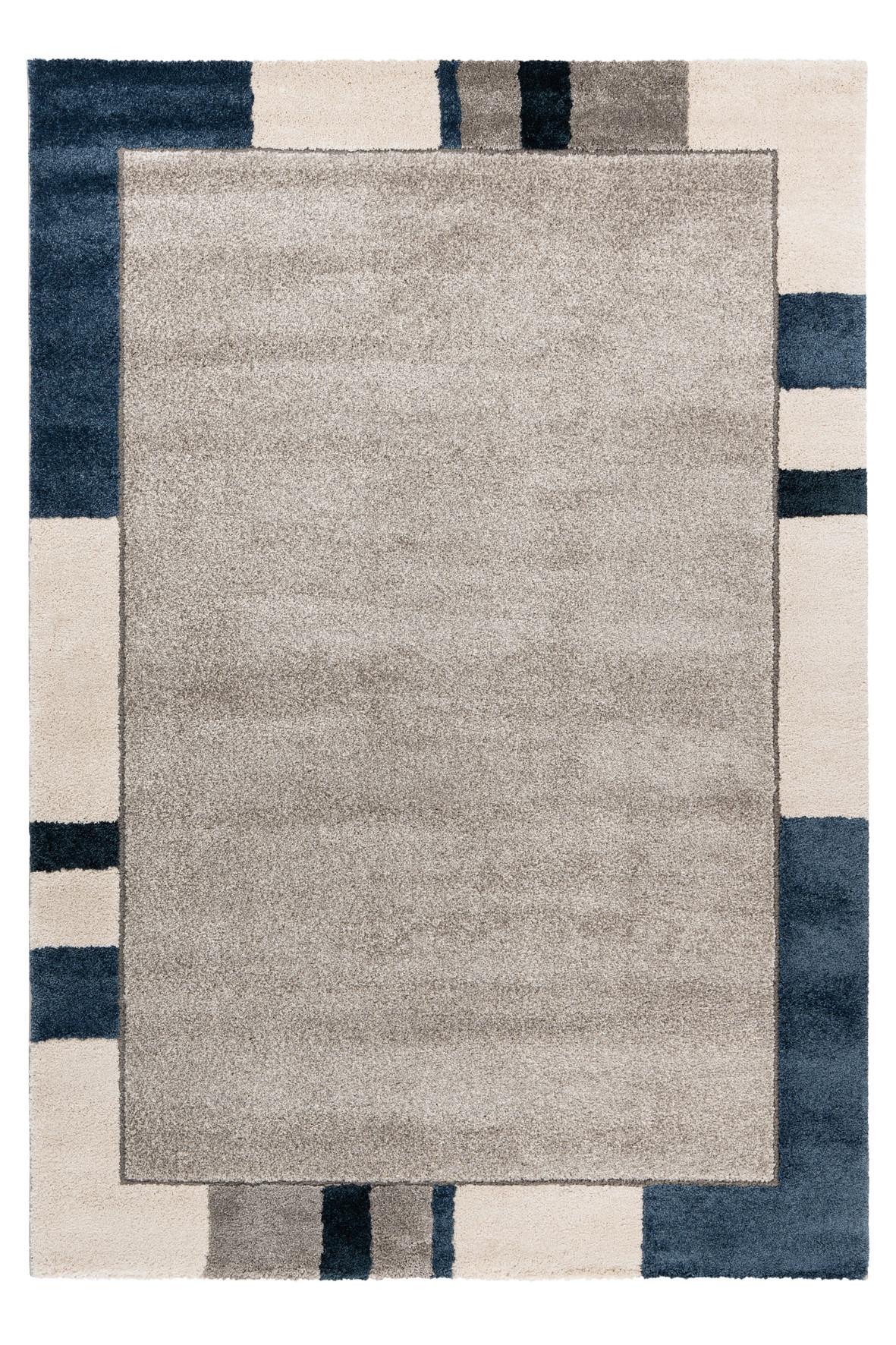 Flachwebteppich My Frisco 281 - Blau, Basics, Textil (80/150cm) - Obsession