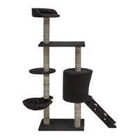 ŠKRABACÍ STROM PRO KOČKY COOKIE - černá, Konvenční, karton/kompozitní dřevo (50/40/135cm) - Mömax