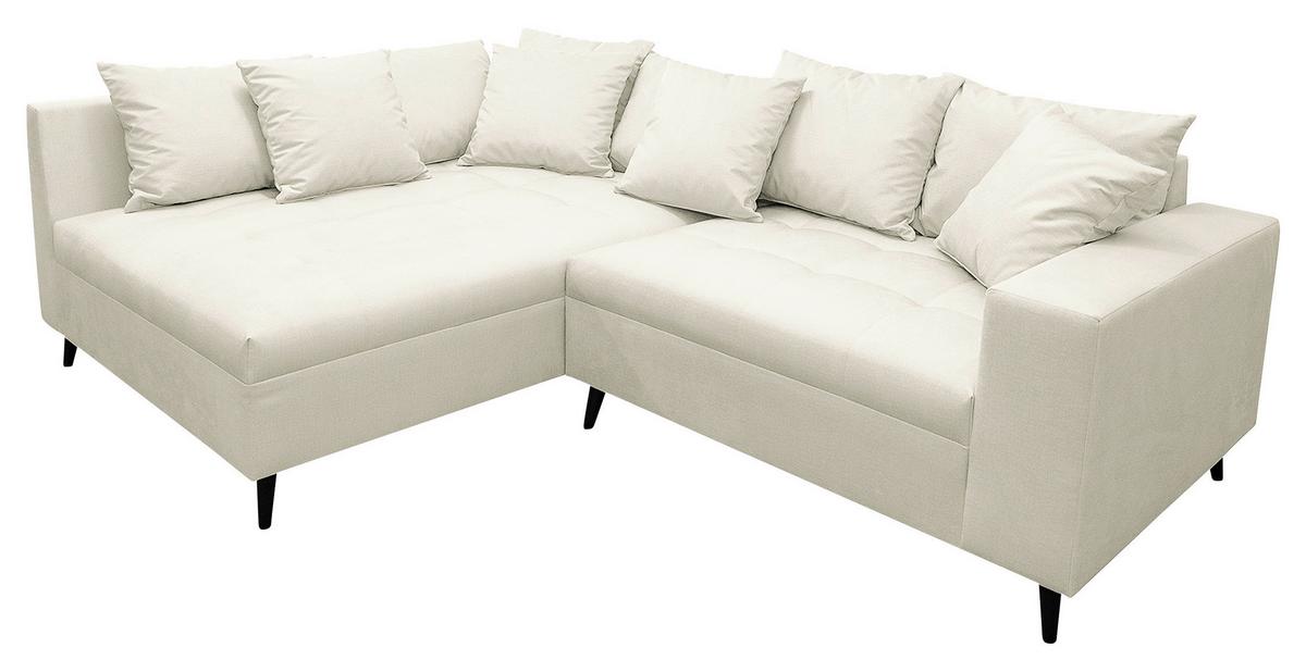 Ecksofa Pruno Hellgrau S: 174x247 Cm - Hellgrau/Schwarz, Design, Textil (174/247cm) - MID.YOU