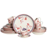Kombiservice Cottage Multicolor 30--Teilig - Multicolor, Basics, Keramik - Creatable