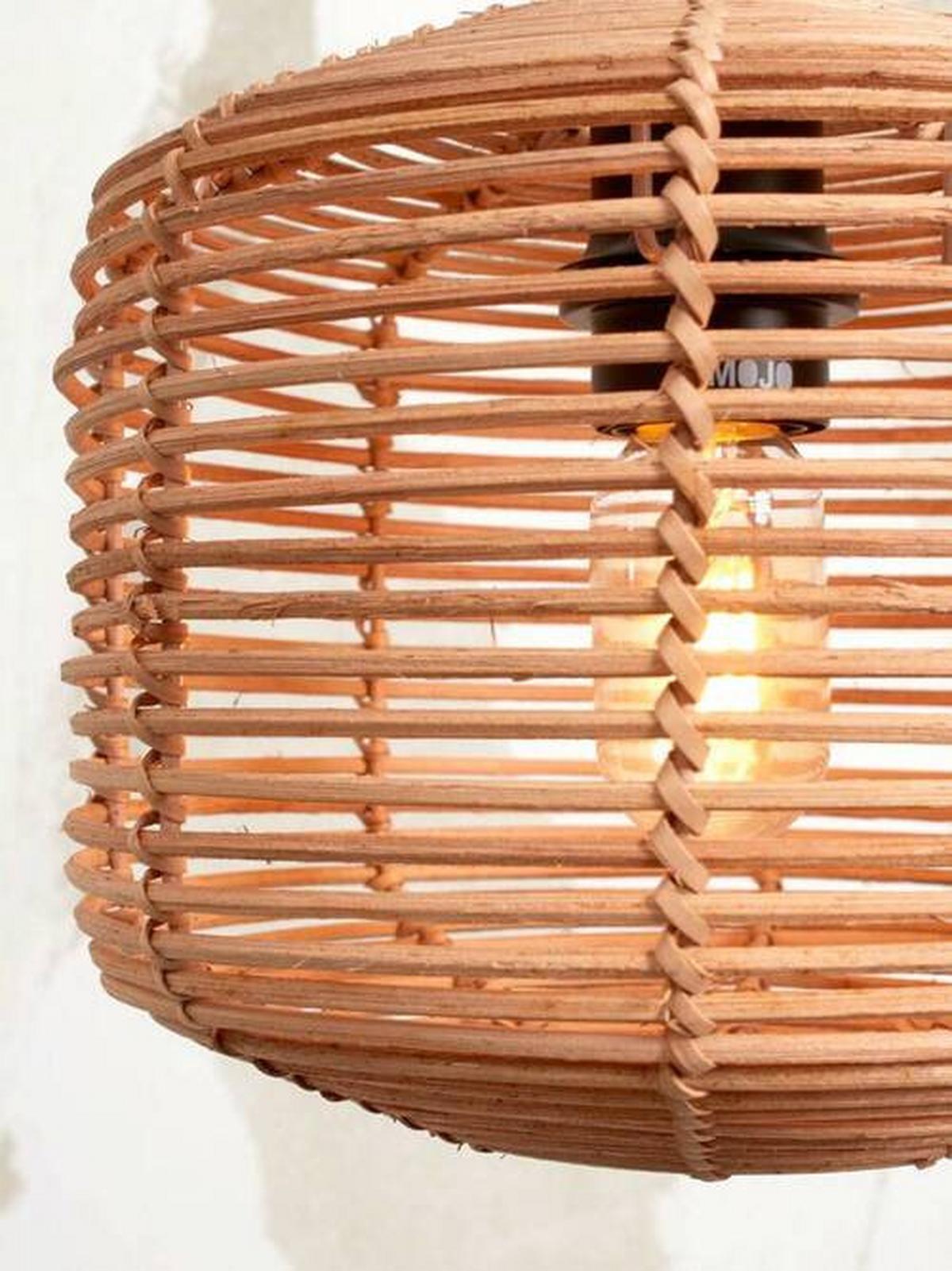 Deckenleuchte Tanami/C/2520/N - Naturfarben, Trend, Holz (25/25/20cm) - Good & Mojo