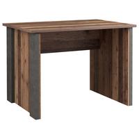 Schreibtisch B 103cm H 73,5cm Cliff, Braun/grau - Dunkelgrau/Braun, KONVENTIONELL, Holzwerkstoff/Kunststoff (103/70/73.5cm) - MID.YOU