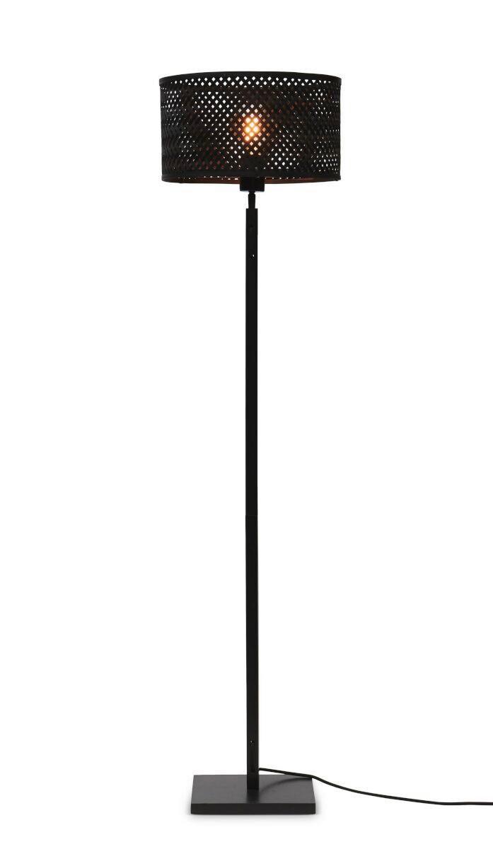 Stehleuchte Java Schwarz B: 32 Cm - Schwarz, Trend (58/32/150cm) - Good & Mojo