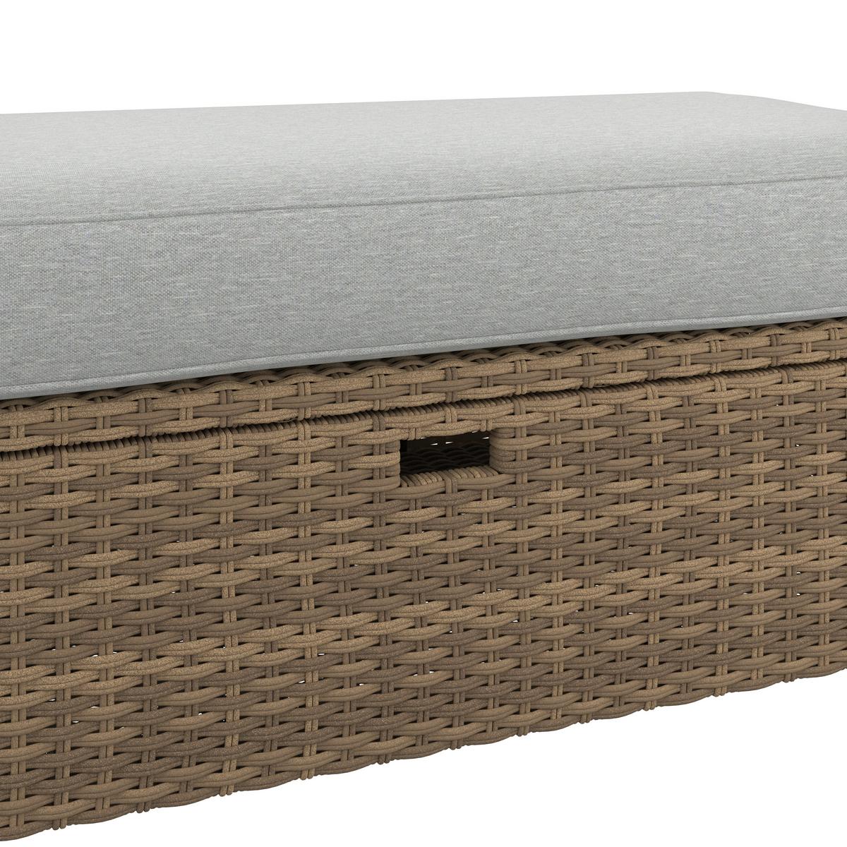 Loungegarnitur Bellagio - Gelb/Grau, MODERN, Kunststoff/Textil (178/67,5/67,5cm) - Beldano