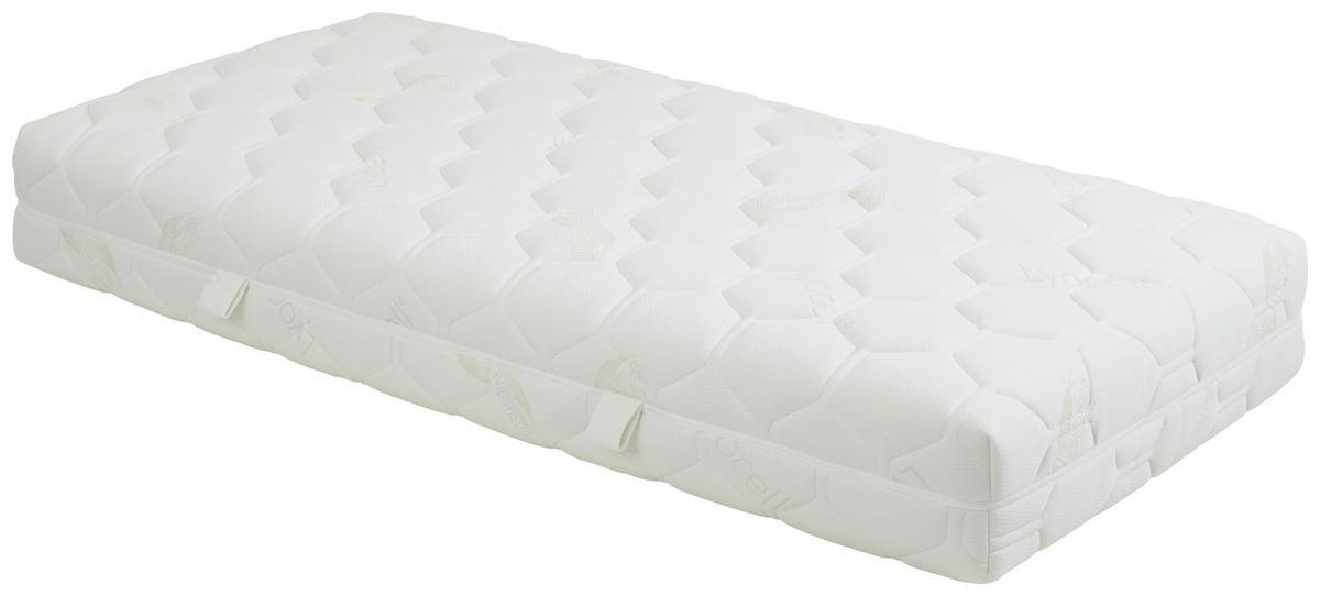 Kaltschaummatratze Ecoluxe Pure 90x200 cm H3 H: 25 cm - Weiß, KONVENTIONELL, Textil (90/200cm) - Ele