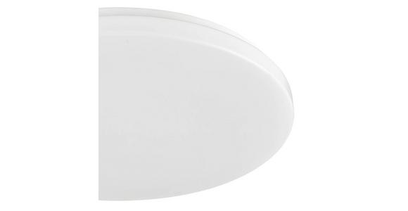 LED-Deckenleuchte Alena Ø 28 cm, Rund - Weiß, KONVENTIONELL, Kunststoff/Metall (28/4,5cm) - Ondega