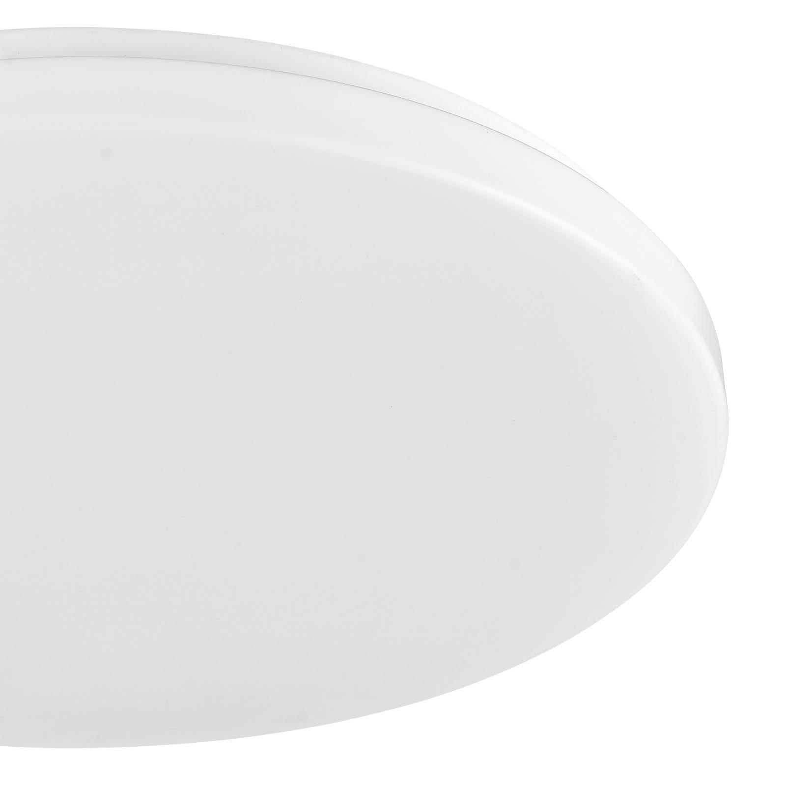 LED-Deckenleuchte Alena Ø 28 cm, Rund - Weiß, KONVENTIONELL, Kunststoff/Metall (28/4,5cm) - Ondega