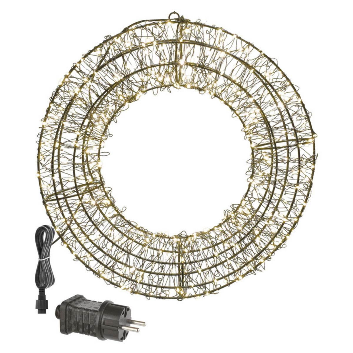 DEKORAČNÉ LED SVIETIDLO 480LED METAL - čierna, Design, kov