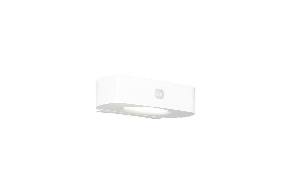 Außenwandleuchte Bilbao Weiß B: 6 cm - Weiß, Design, Kunststoff (21,5/6/15,5cm)
