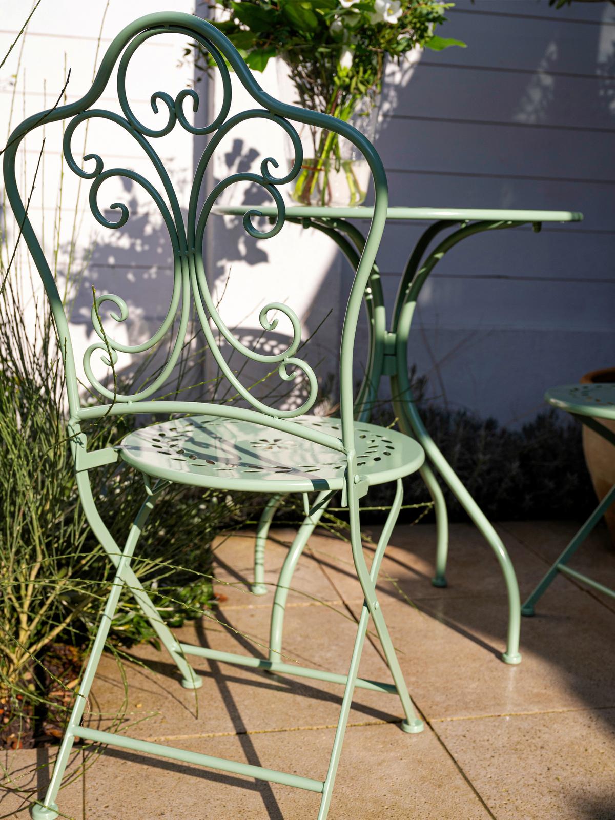 Gartenset Marilou Grün - Pastellgrün, Basics, Metall (60/74,5cm) - Ambia Garden