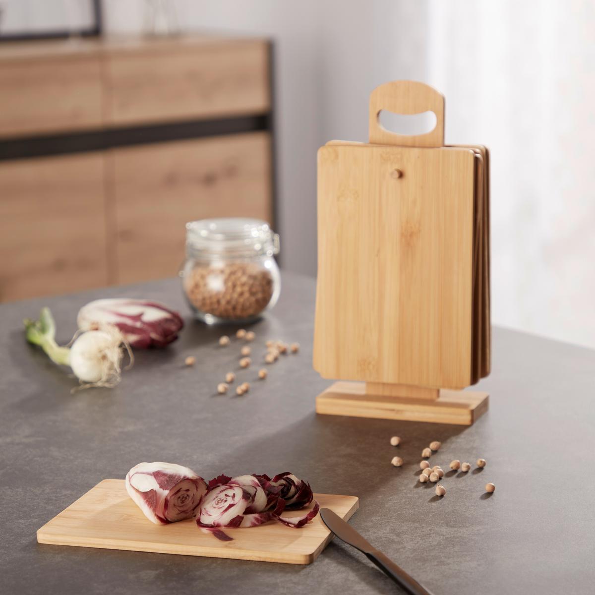 Schneidebrett-set Ramon - Naturfarben, KONVENTIONELL, Naturmaterialien - Luca Bessoni