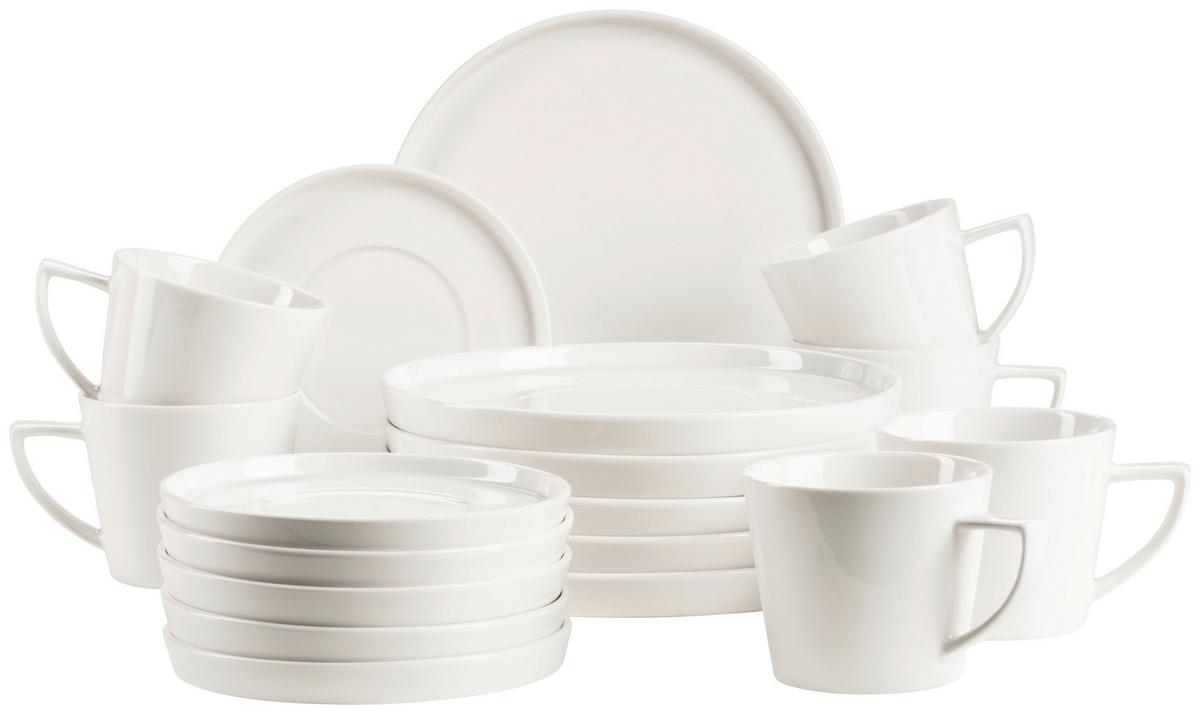 Kaffeeservice Sita - Weiß, Trend, Keramik - Mäser