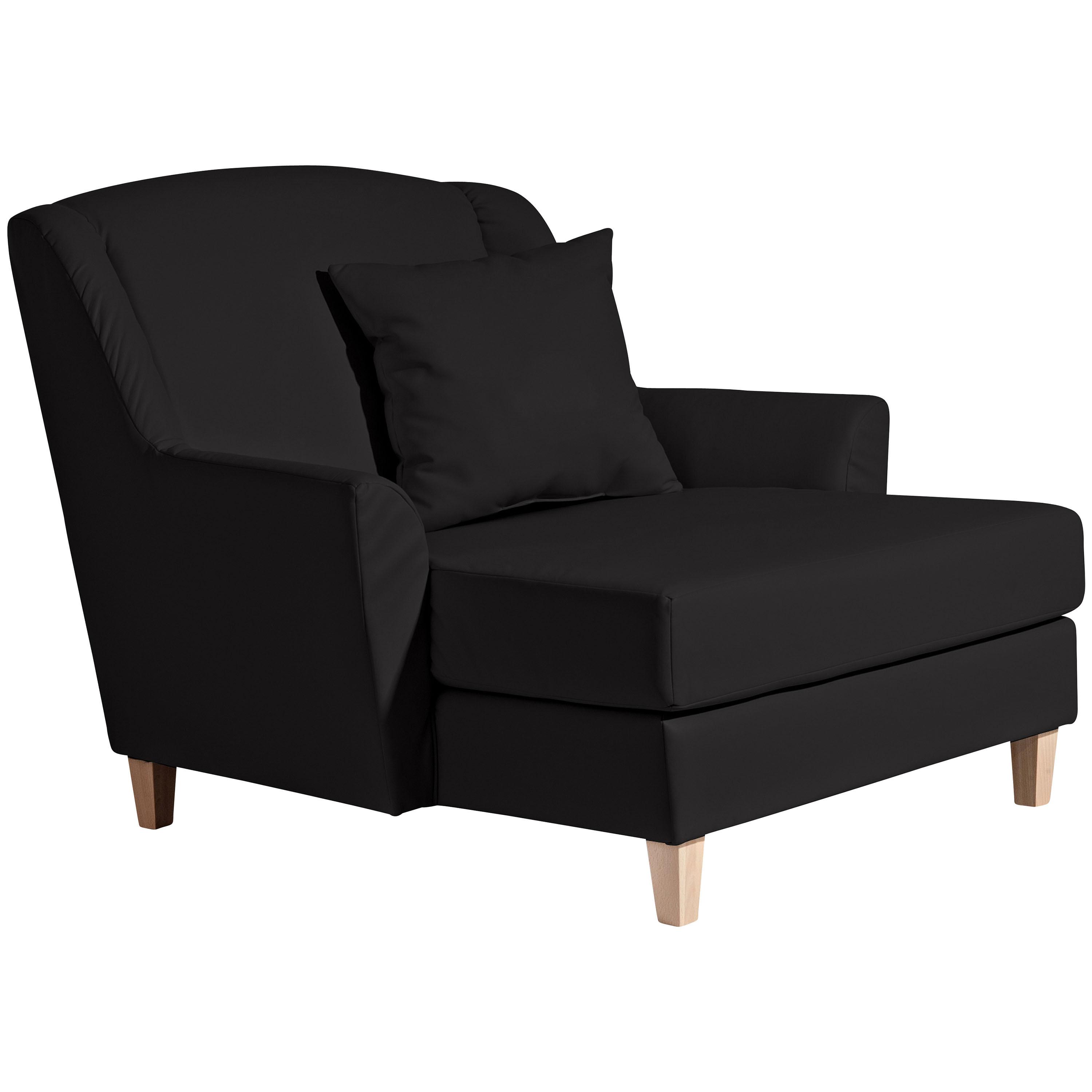 Big Sessel Mit Armlehnen Judith Lerderlook Schwarz
