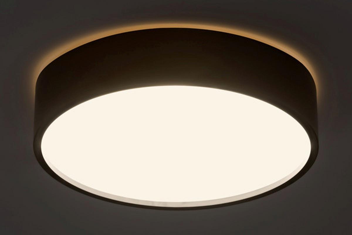 Led Mennyezeti Lámpa Larcia - fekete, Basics, műanyag - Rabalux