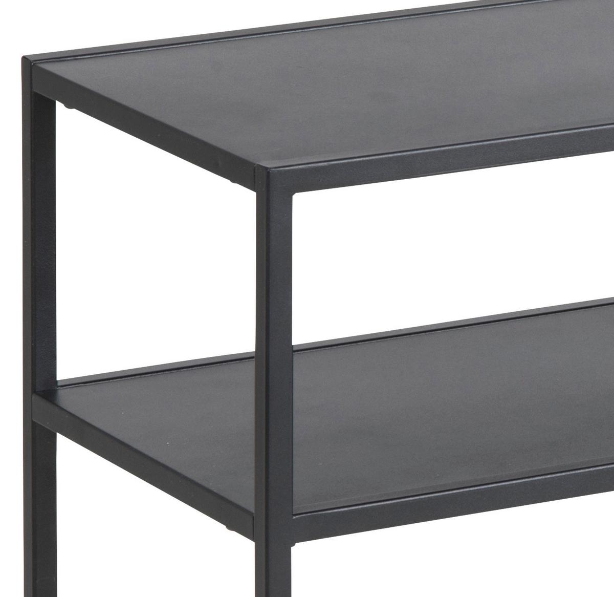 Tv-element Newton Trend 120 Cm Schwarz - Schwarz, Trend, Metall (120/46/30cm) - MID.YOU