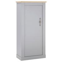 Highboard Chambord Hellgrau/Eiche Dekor B: 68cm - Eichefarben/Hellgrau, Design, Holzwerkstoff (68/142/37cm) - MID.YOU