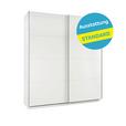 Schwebetürenschrank B: 182cm Ondega Weiß - Weiß, KONVENTIONELL, Holzwerkstoff (182/210/61cm) - Ondega