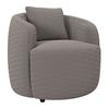 Relaxační křeslo PINA, cappuccino, s polštářem - černá/cappuccino, Moderní, textil/plast (81/74/81cm)