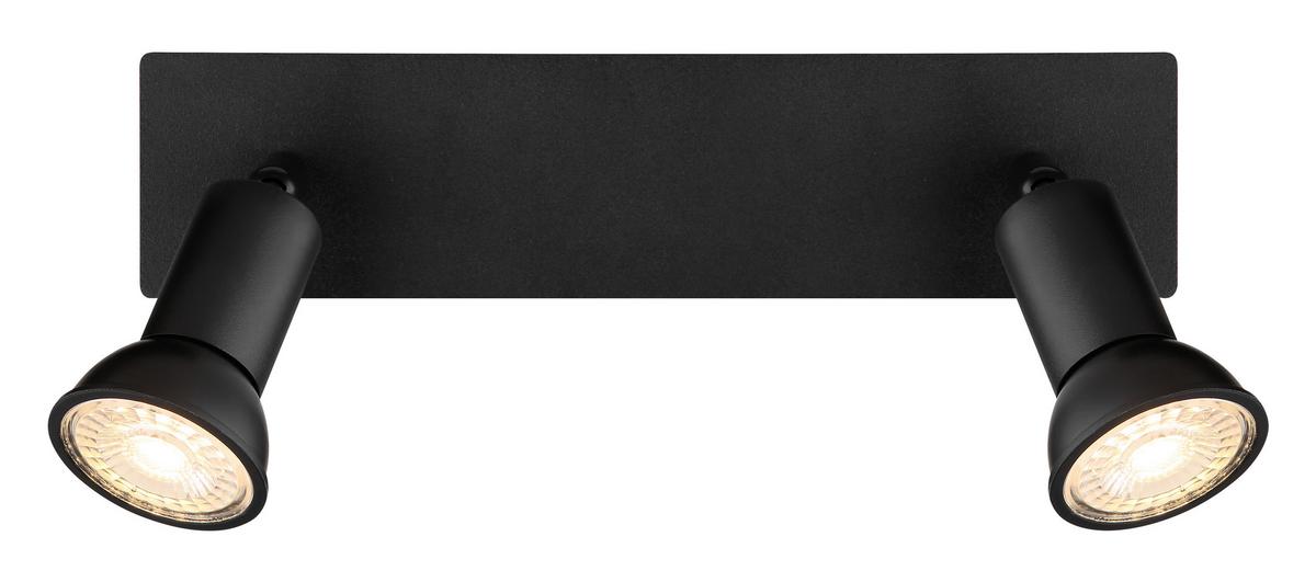 Strahler 57998-2 - Schwarz, Design, Metall (25/6/9cm) - Globo