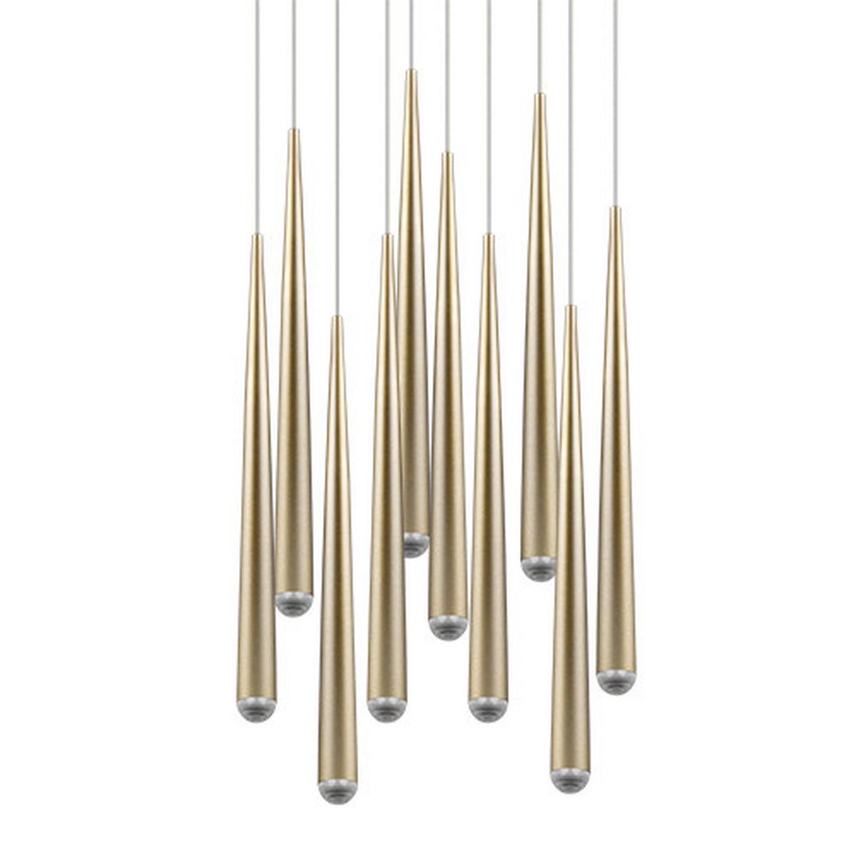 Led-hängeleuchte 354831079 Cala - Goldfarben, Design, Metall (30/150cm) - Trio Leuchten