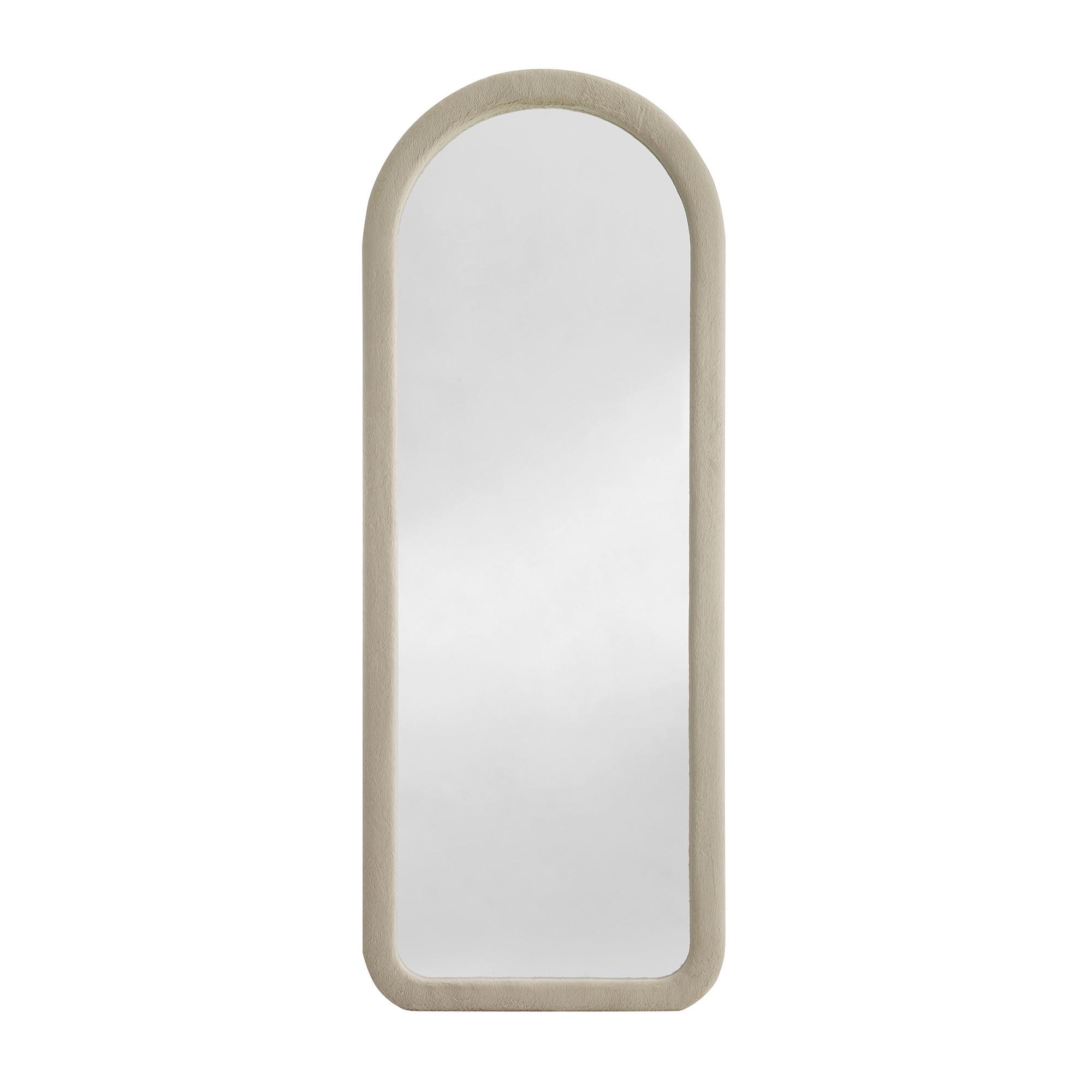 Standspiegel Champagner B: 60 cm - Champagner, Design, Glas/Holzwerkstoff (60/160/3cm) - Livetastic