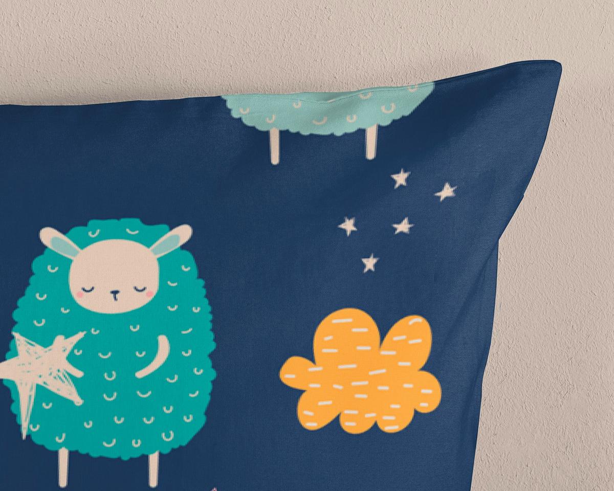 Jugendbettwäsche Sheep Multicolor 135x200 cm - Multicolor, Design, Textil (135/200cm)