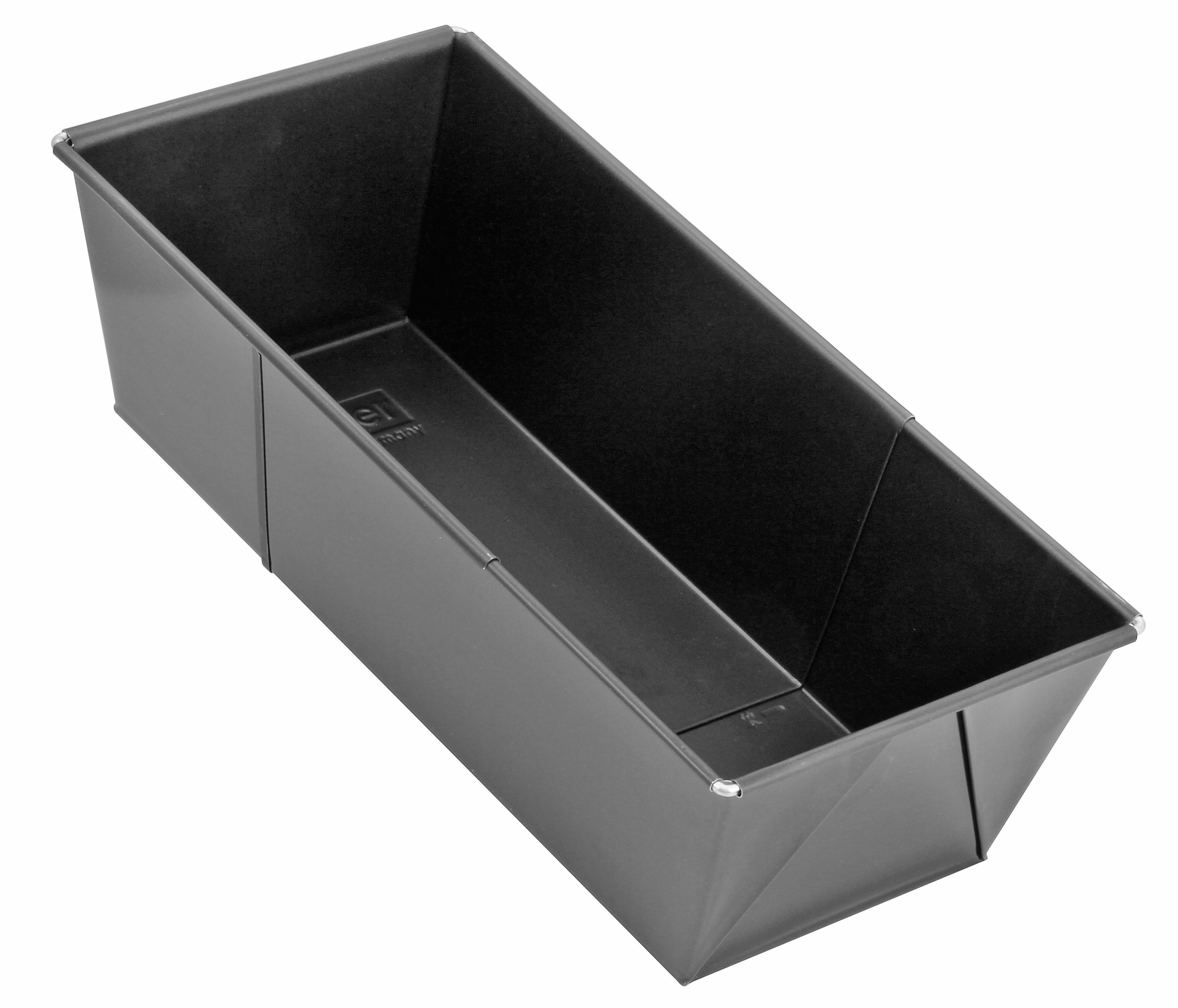 Kastenform LxBxH: 28-40x16x10 cm mit Antihaftbeschichtung - Schwarz, Metall (28-40/16/10cm) - Zenker