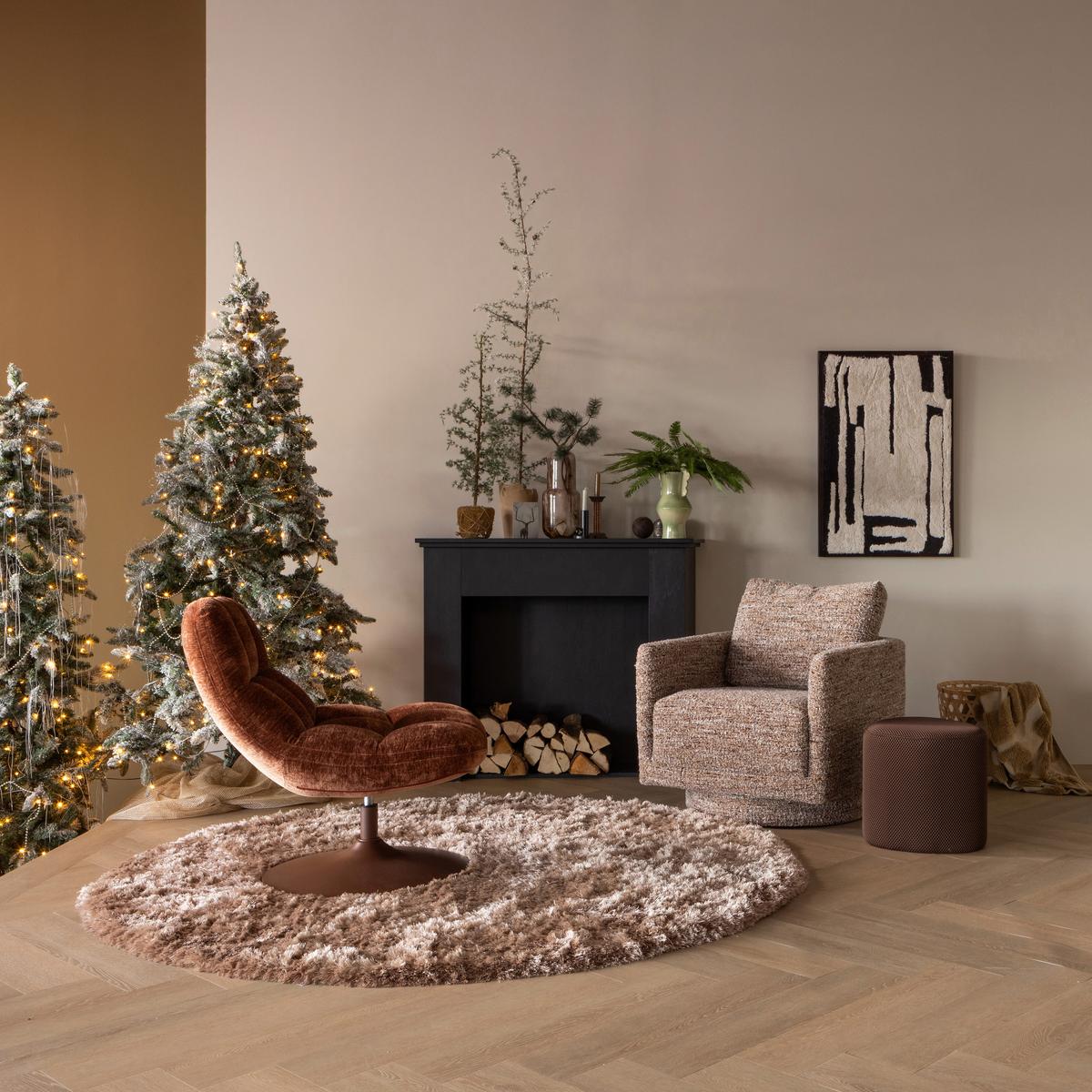 Bild Dunkelbraun, B/H/T: 60x90x10cm - Dunkelbraun/Schwarz, Basics, Holzwerkstoff/Textil (60/90/10cm) - Livetastic