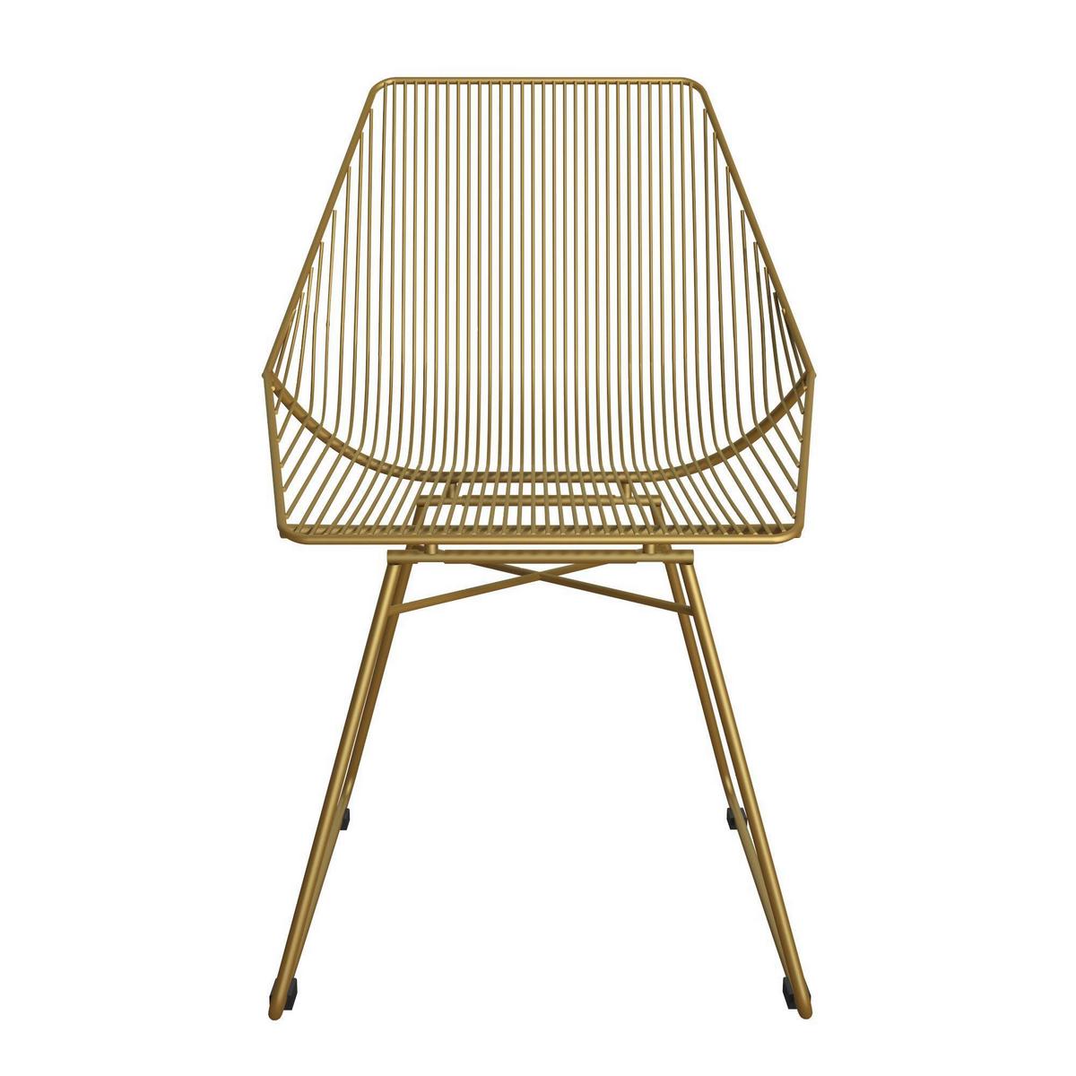 Stuhl Ellis Goldfarben B: 59 Cm - Goldfarben, Design, Metall (59/83/54cm) - MID.YOU
