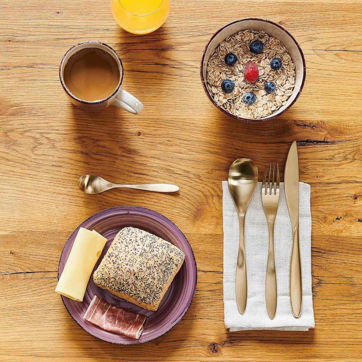 Frühstücksservice Lumaca 6 Personen Geschirr Set - Beere, Basics, Keramik - Mäser