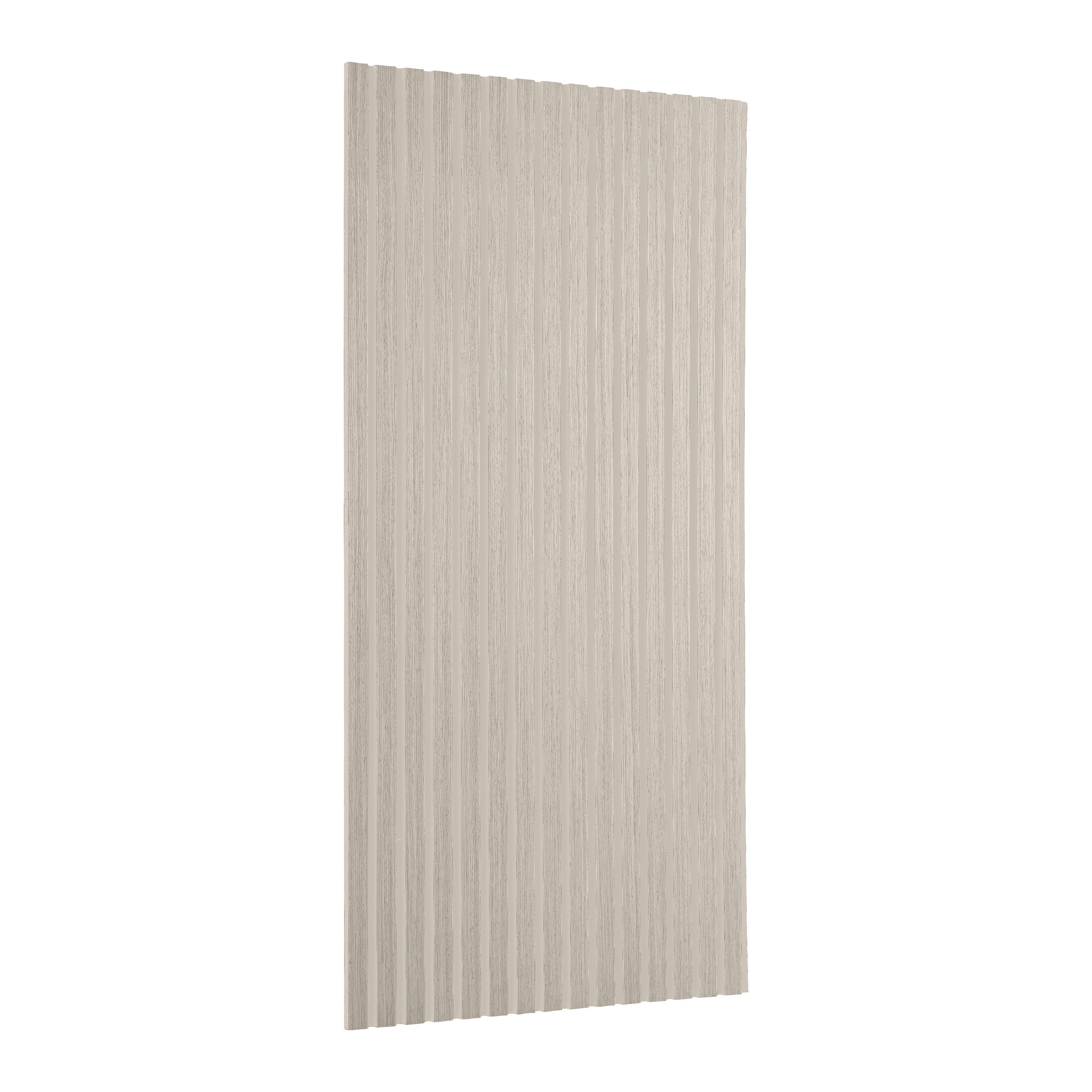 Aksutický panel Grace písková 4ks/sada - pískové barvy, Moderní, kompozitní dřevo/textil (60/120/2,2cm) - Mömax