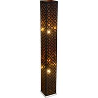 Stojací lampa Elin V: 118cm, 40 Watt - černá/barvy zlata, Lifestyle, kov/textil (15/118cm) - Mömax