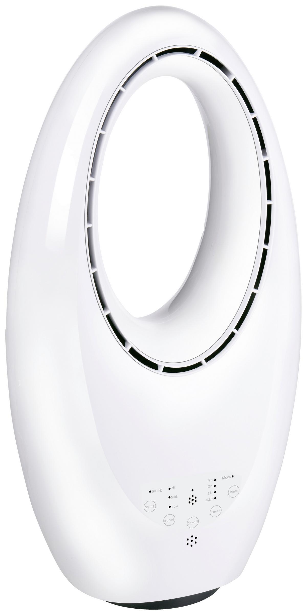 Tischventilator Fan Bladeless Remote Control 2 - Weiß, MODERN, Kunststoff (29,5/57,5/18cm)