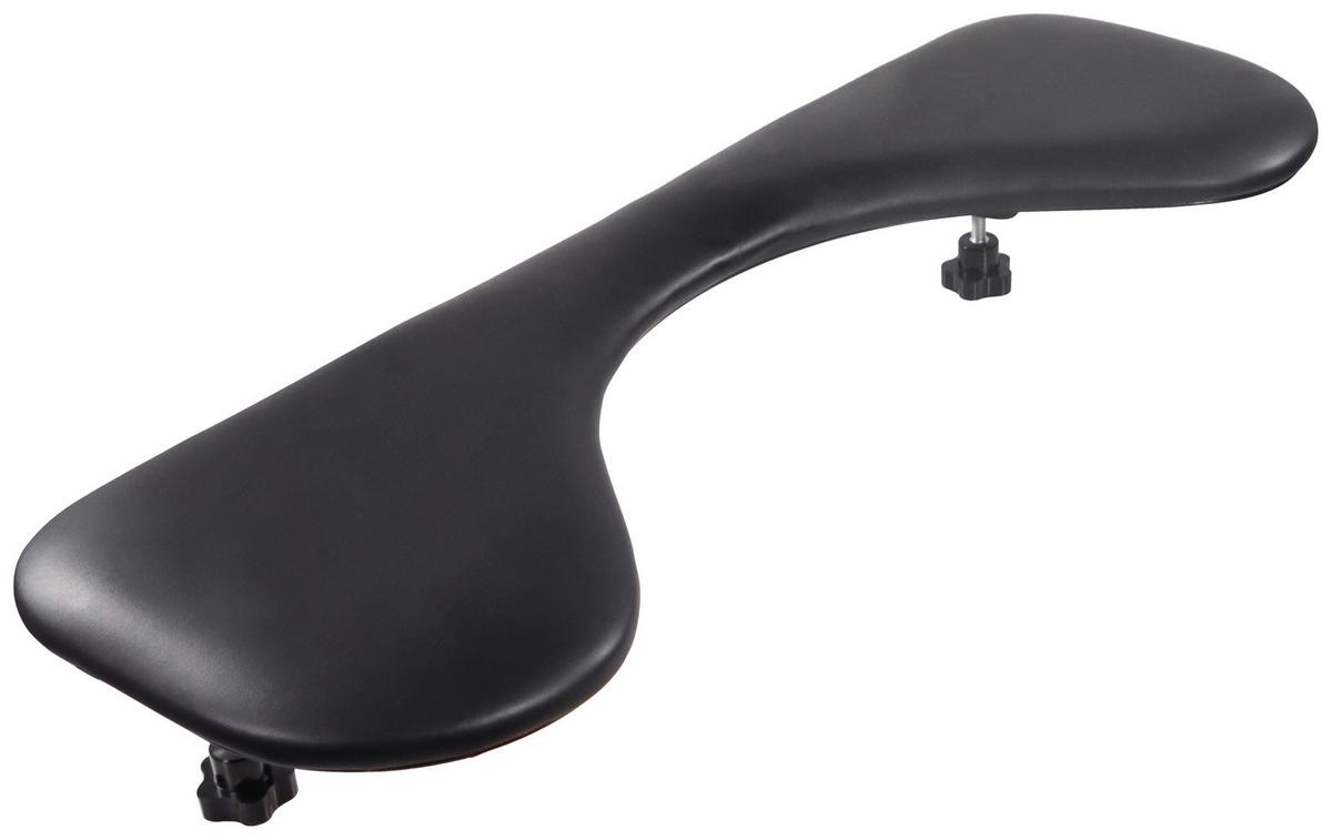 Schreibtischaufsatz Relex Rt2 - Schwarz, Basics, Leder (67/2,5/22cm) - MID.YOU