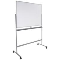 Whiteboard Multiboard I - Silberfarben/Weiß, Basics, Metall (128/187/54cm) - MID.YOU