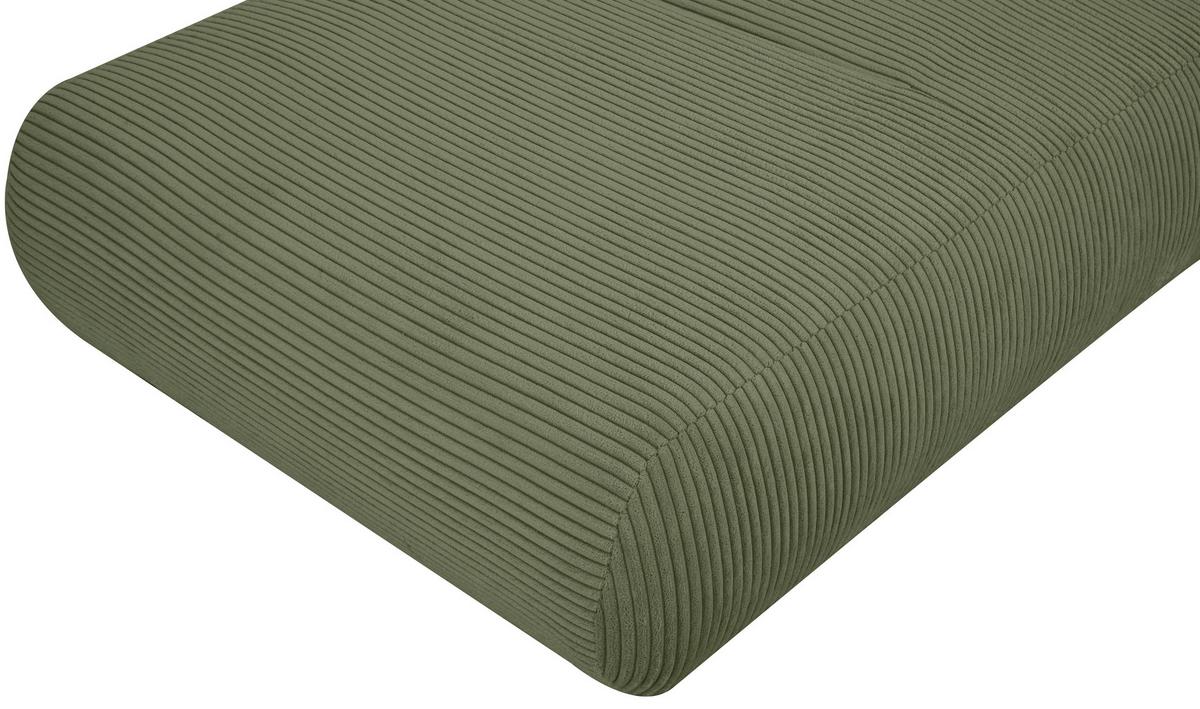 Schlafsessel Luna Olivgrün B: 80 Cm - Olivgrün, Design, Textil (81/88/160cm) - Livetastic