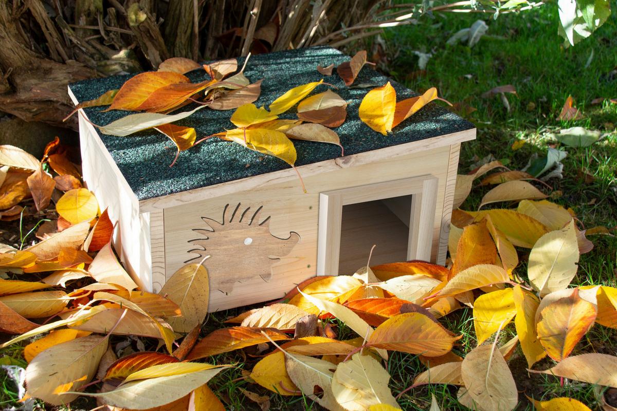 Igelhaus Tanne Bxhxt: 40x19x40 Cm - Tannenholzfarben, Basics, Holz (40/19/40cm) - Windhager