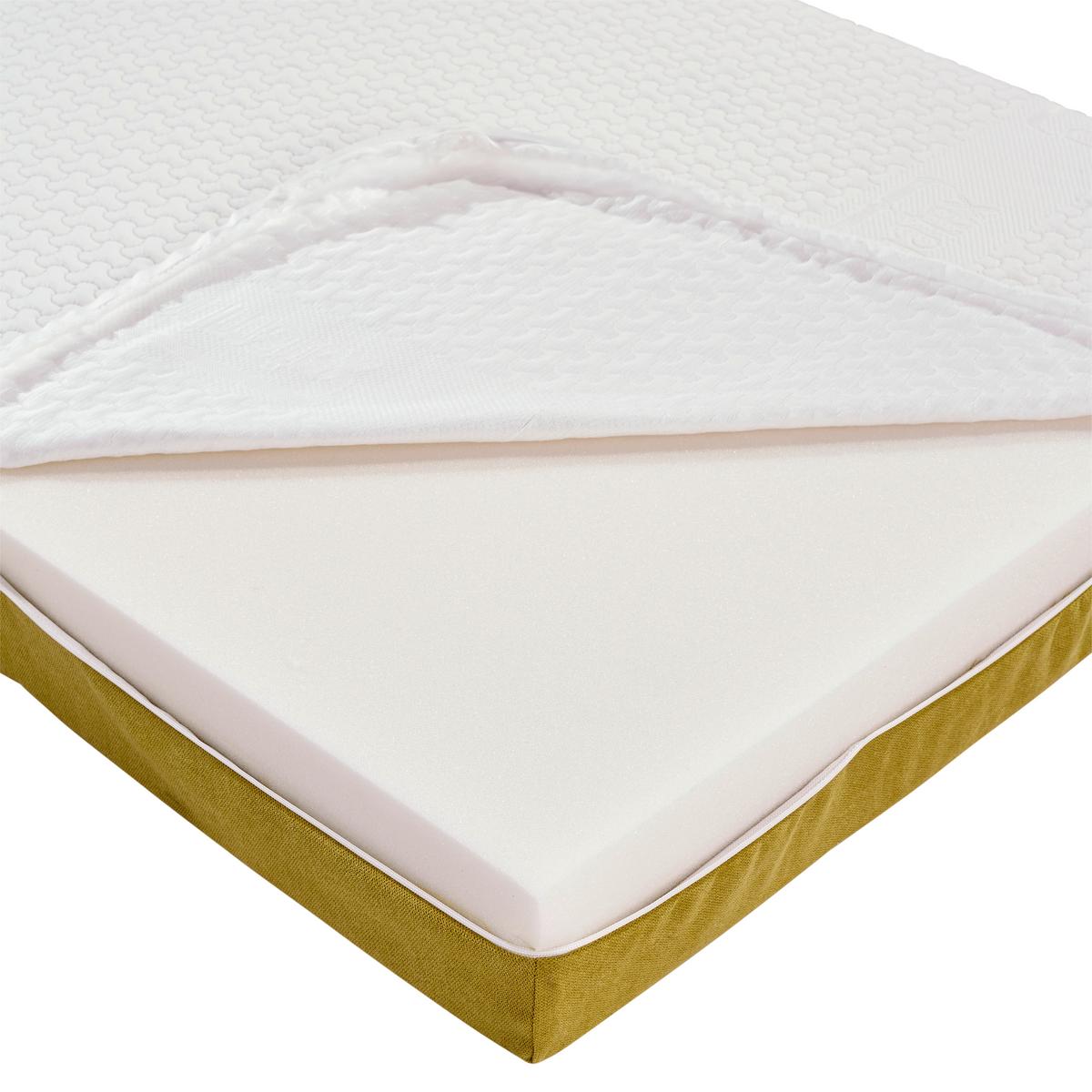 Dětská matrace ENJYO-ZOE 90x200cm, H2, modrá - bílá/tyrkysová, textil (90/200cm) - Primatex