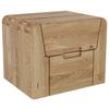 Nachtkästchen Zeno Naturfarben /Wildeiche B: 50 cm - Wildeiche/Naturfarben, MODERN, Holz (50/40/42cm) - MID.YOU