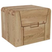 Nachtkästchen Zeno Naturfarben /Wildeiche B: 50 cm - Wildeiche/Naturfarben, MODERN, Holz (50/40/42cm) - MID.YOU