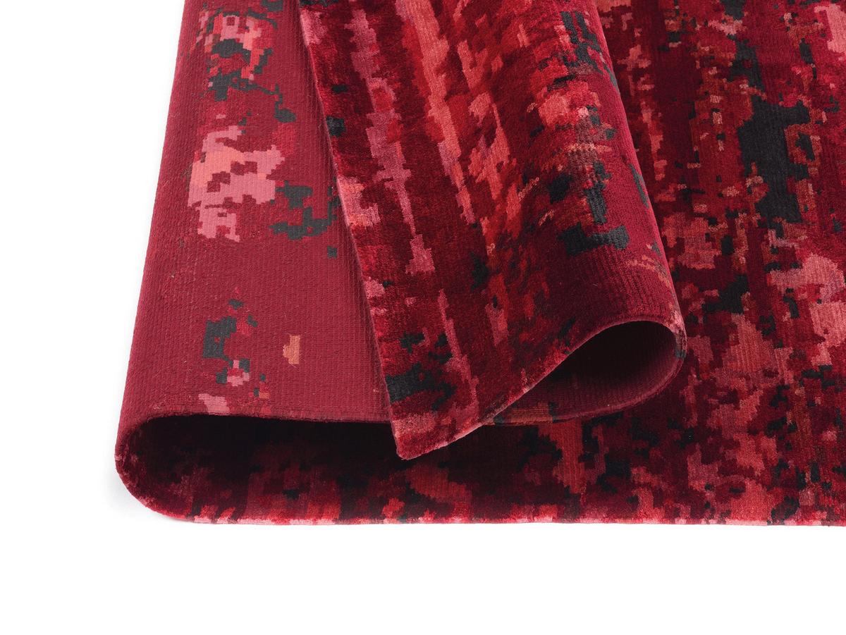 Orientalischer Webteppich Dunkelrot Angeles 70x140 cm - Dunkelrot, Design, Textil (70/140cm) - Musterring
