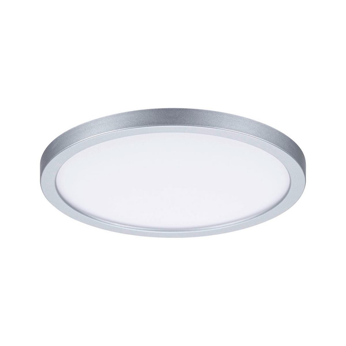 Led-paneel Ø 17,5 Cm Dimmbar - Chromfarben, Design, Kunststoff (17,5cm) - Paulmann