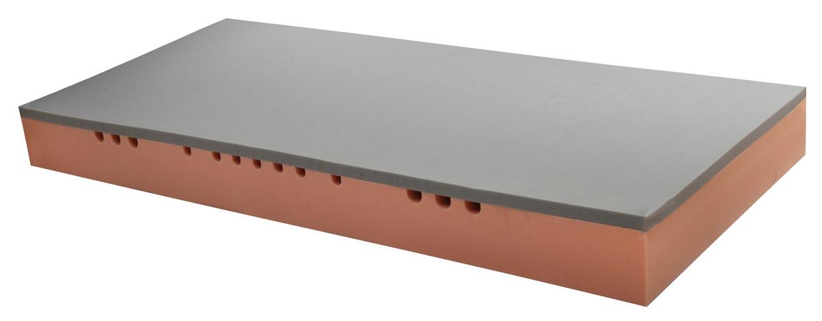 Gelschaummatratze Phoenix 90x200 cm H3 H: 20 cm - Weiß, Textil (90/200cm) - Sembella