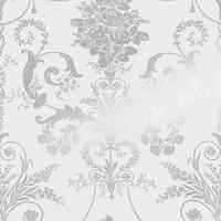 Vliestapete Vintage 52x1000 cm Silber - Silberfarben, Basics, Papier/Kunststoff (52/1000cm)
