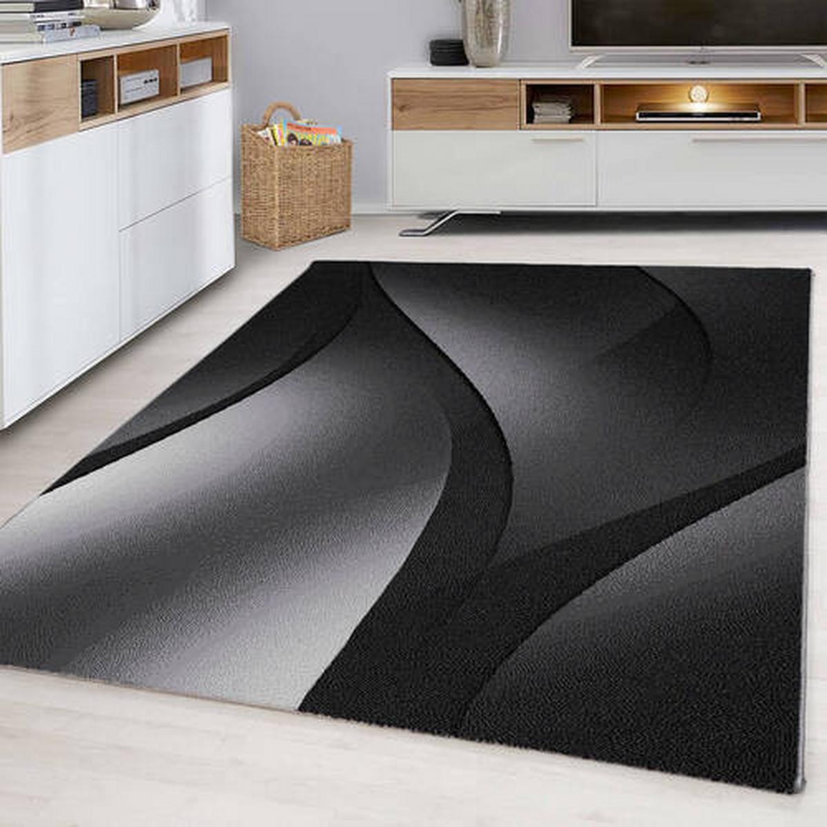 Webteppich Plus - Schwarz, Basics, Textil (240/340cm) - Novel