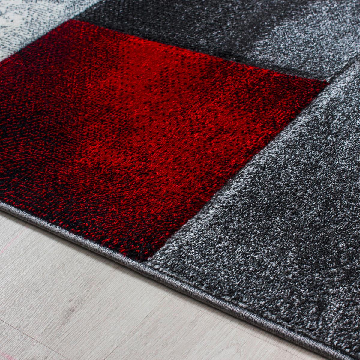 Flachwebteppich Hawaii - Rot, Design, Textil (240/340cm) - Novel