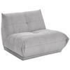 Modul Sofa Giselle 2er Sofa B: 105 cm Cord Grau - Grau, Trend, Textil (105/80/112cm) - Livetastic