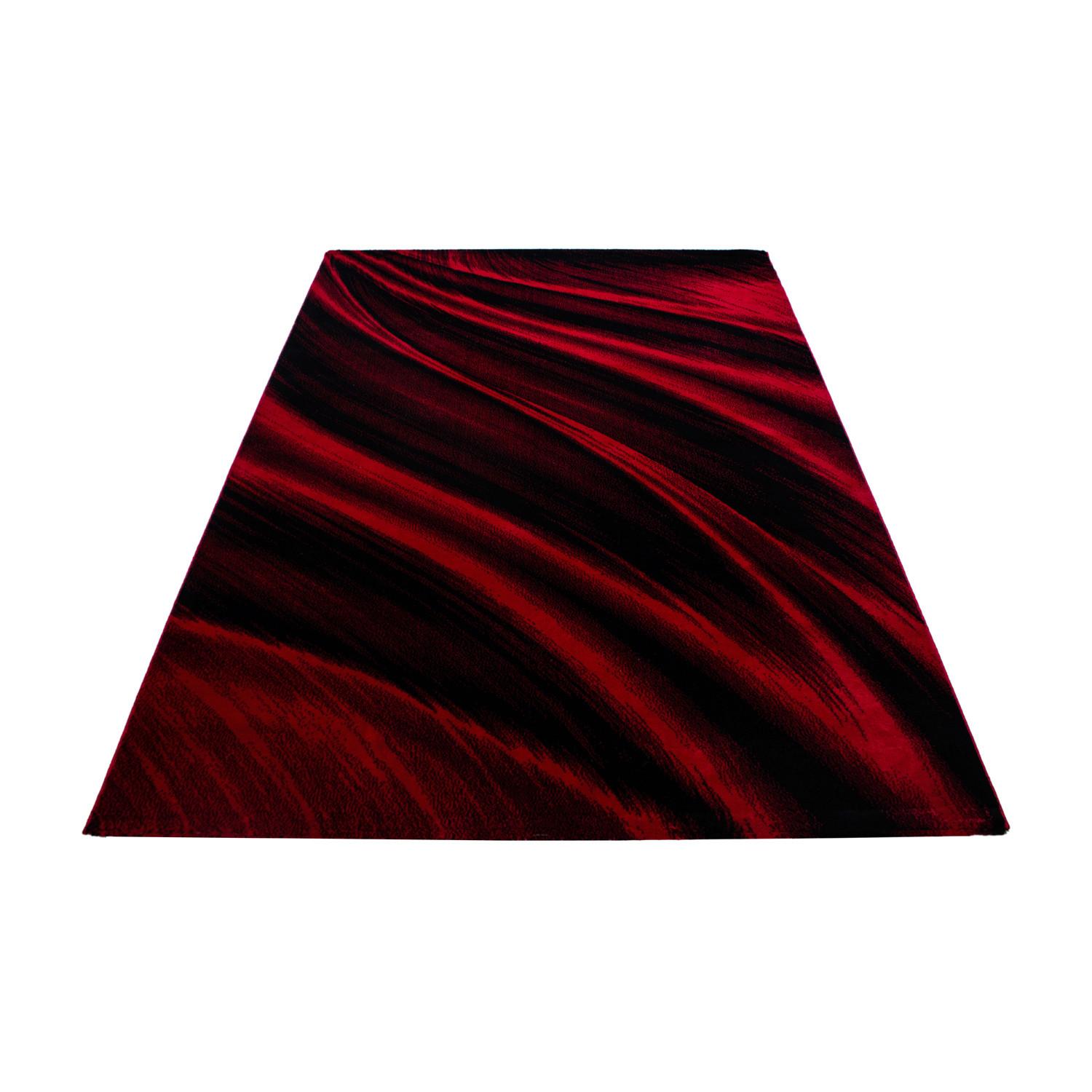 Webteppich Rot Naturfaser Miami 120x170 cm - Rot, Trend, Textil (120/170cm)