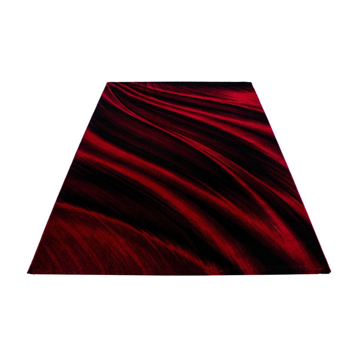 Webteppich Rot Naturfaser Miami 80x150 cm - Rot, Trend, Textil (80/150cm)